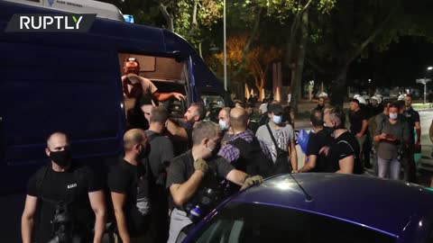 Protesters clash with police in Thessaloniki over vaccine mandate & labor issues