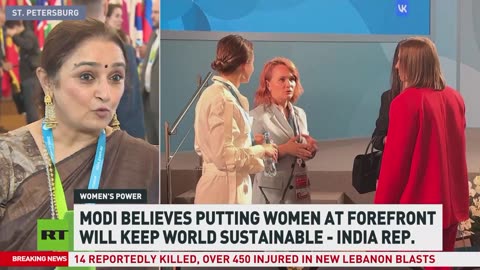 Modi believes putting women at forefront will keep world sustainable' - India rep.