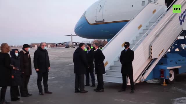 Blinken Arrives in Ukraine Amid 'Russian Invasion' Fears