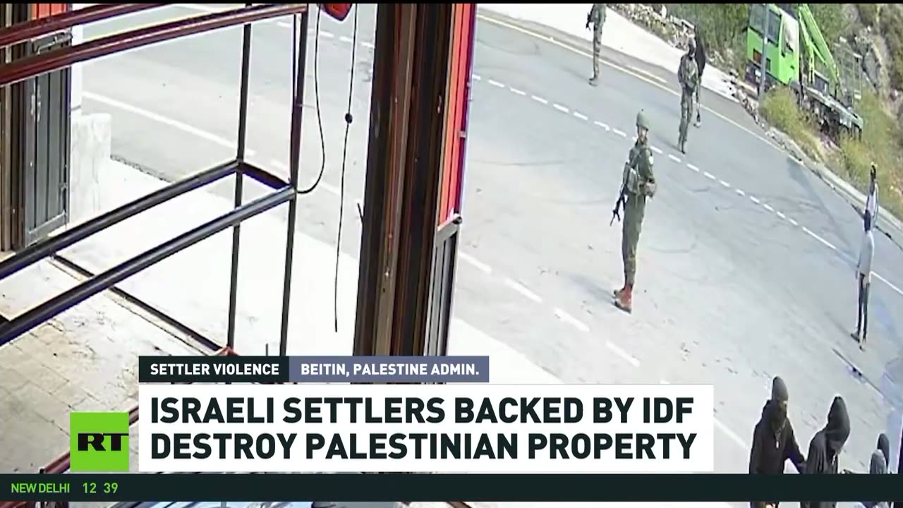 Israeli settlers backed by IDF destroy Palestinian property – Human Rights Watch