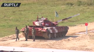 Kazakhstan and Tajikistan Win the 3rd Day of Tank Biathlon