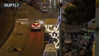 Stun grenades fly as tensions continue in East Jerusalem