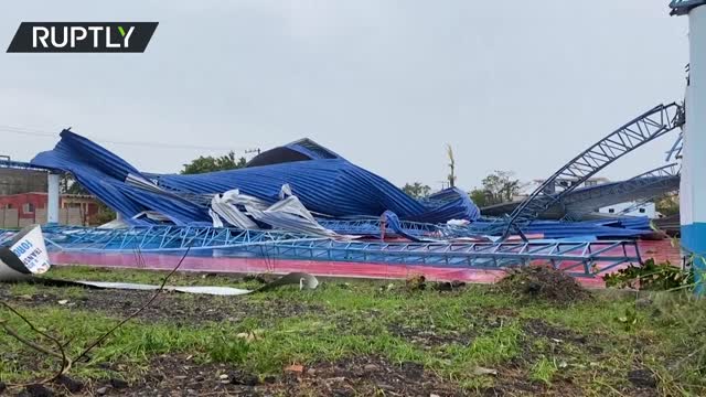 Hurricane Grace rips through Mexico’s Veracruz