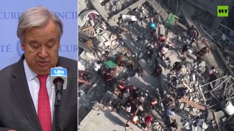 Gaza ‘morgues overflowing, hospitals on brink of collapse’ – UN chief