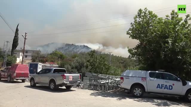 Huge fire grips Turkey’s Mersin prompting evacuations