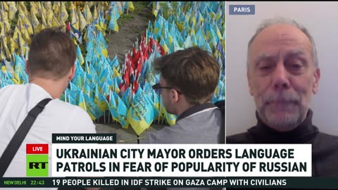 Language patrols ordered in Ukrainian city as fear of popularity of Russian grows