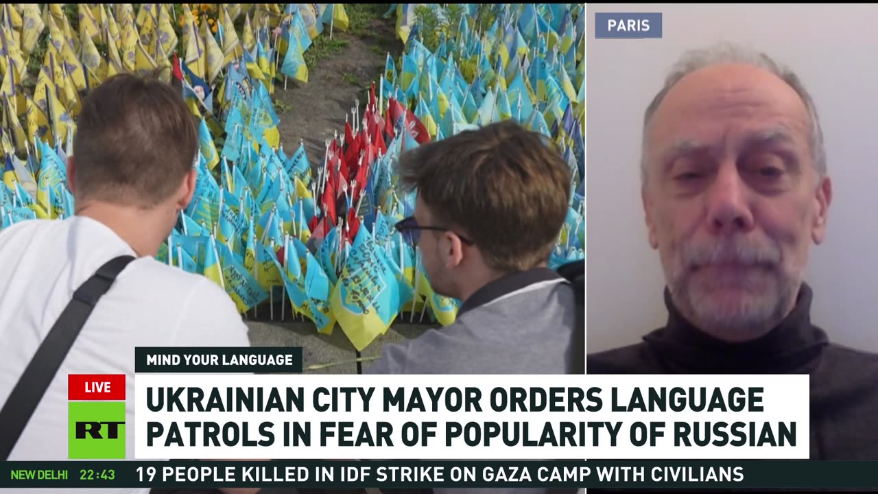 Language patrols ordered in Ukrainian city as fear of popularity of Russian grows
