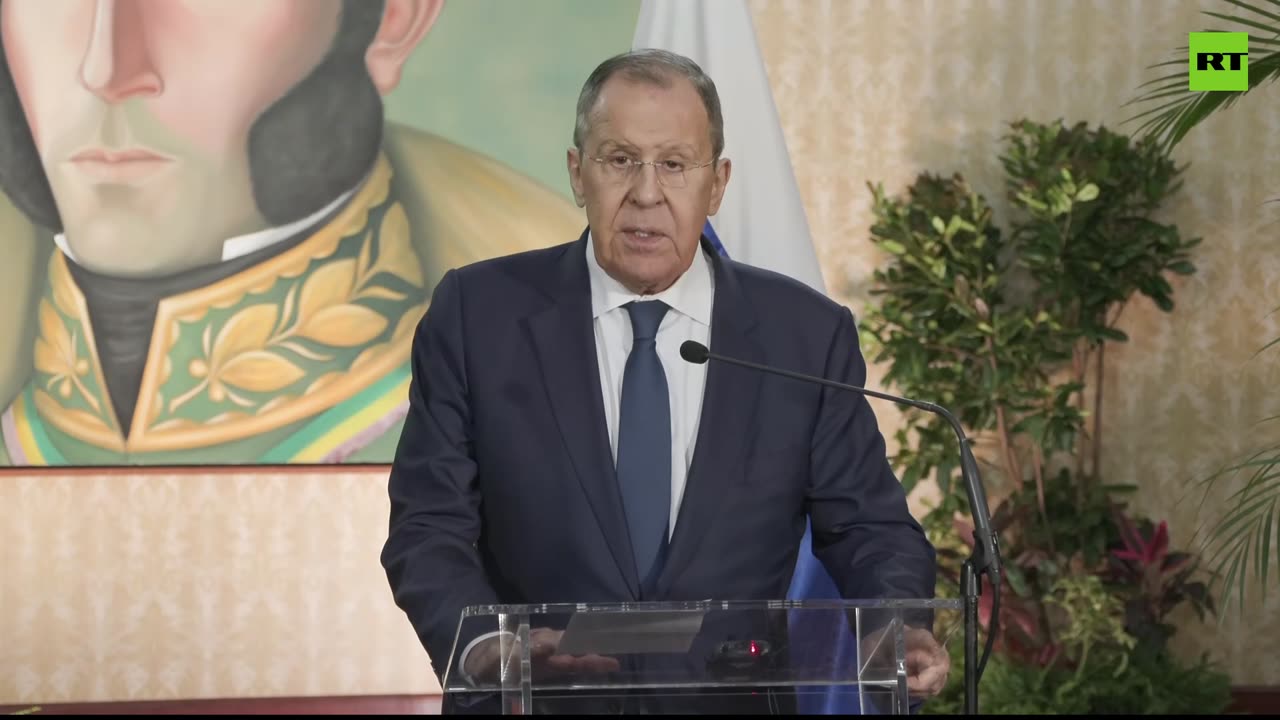 Russian and Venezuelan FMs speak to media