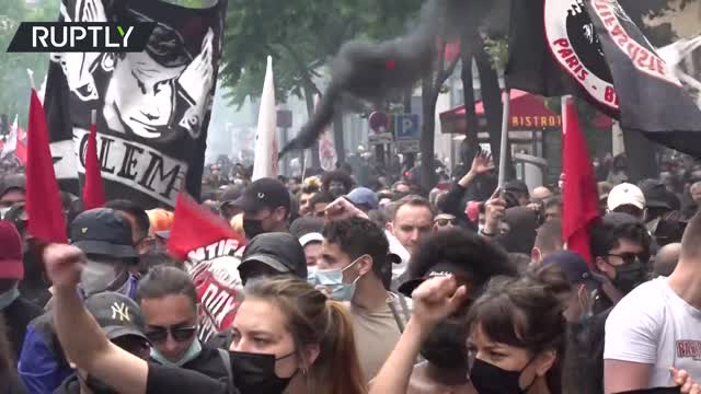 8th Anniversary of left-wing activist Clement Meric's death in Paris