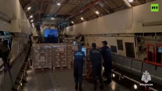 Russia’s EMERCOM delivers humanitarian aid to Lebanon