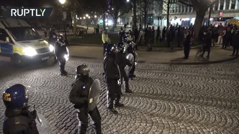 Multiple arrests made as UK police clear ‘Kill the Bill’ protest in Bristol