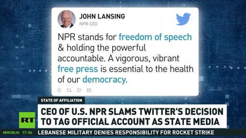 NPR CEO unhappy with radio network’s ‘state media’ tag on Twitter ¯\_(ツ)_/¯