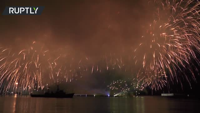 Light and fireworks show held in Sevastopol to mark Russia Day
