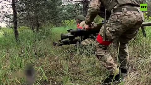 MANPADS units of the Russian forces in action amid hostilities