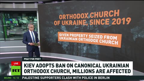 Over 20mn Christians in Ukraine affected by Kiev's ban on canonical churches