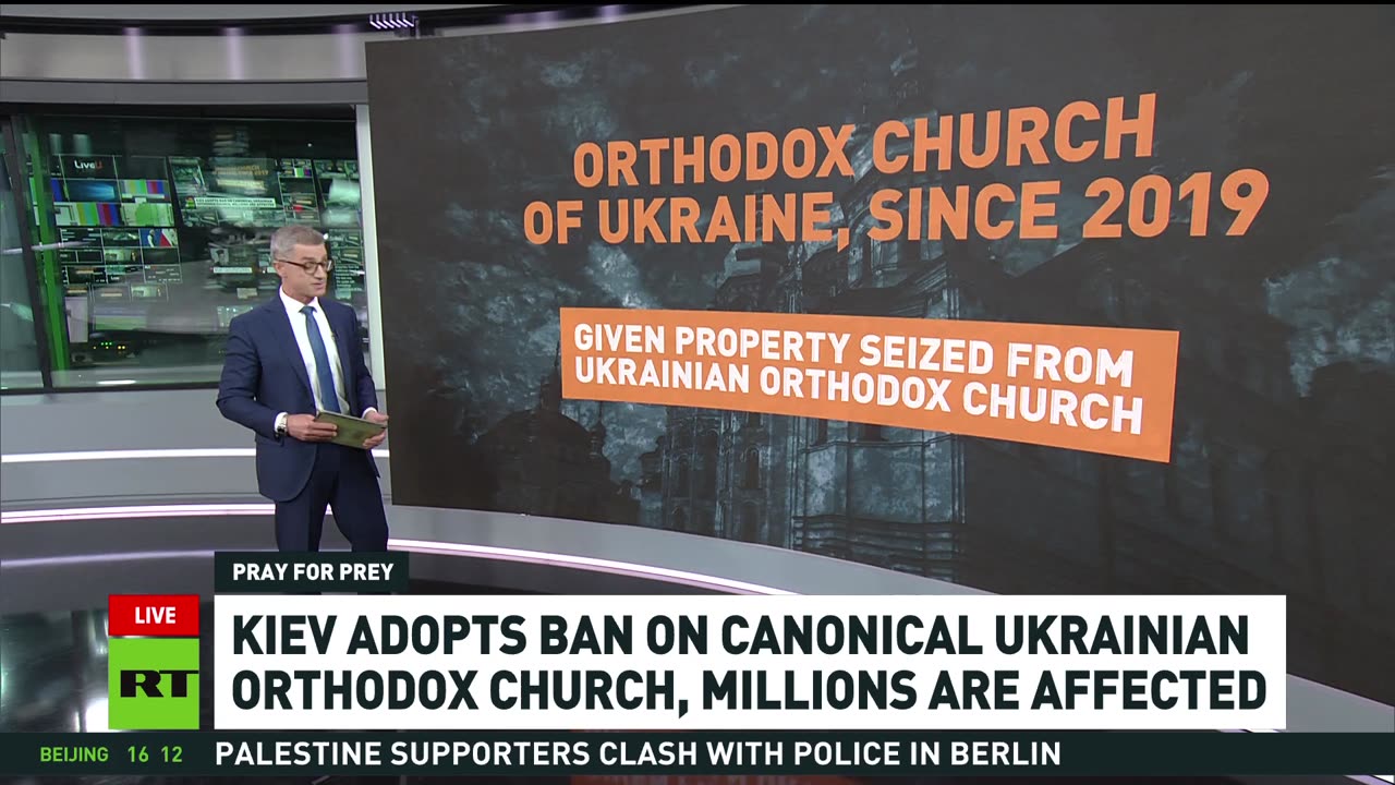 Over 20mn Christians in Ukraine affected by Kiev's ban on canonical churches