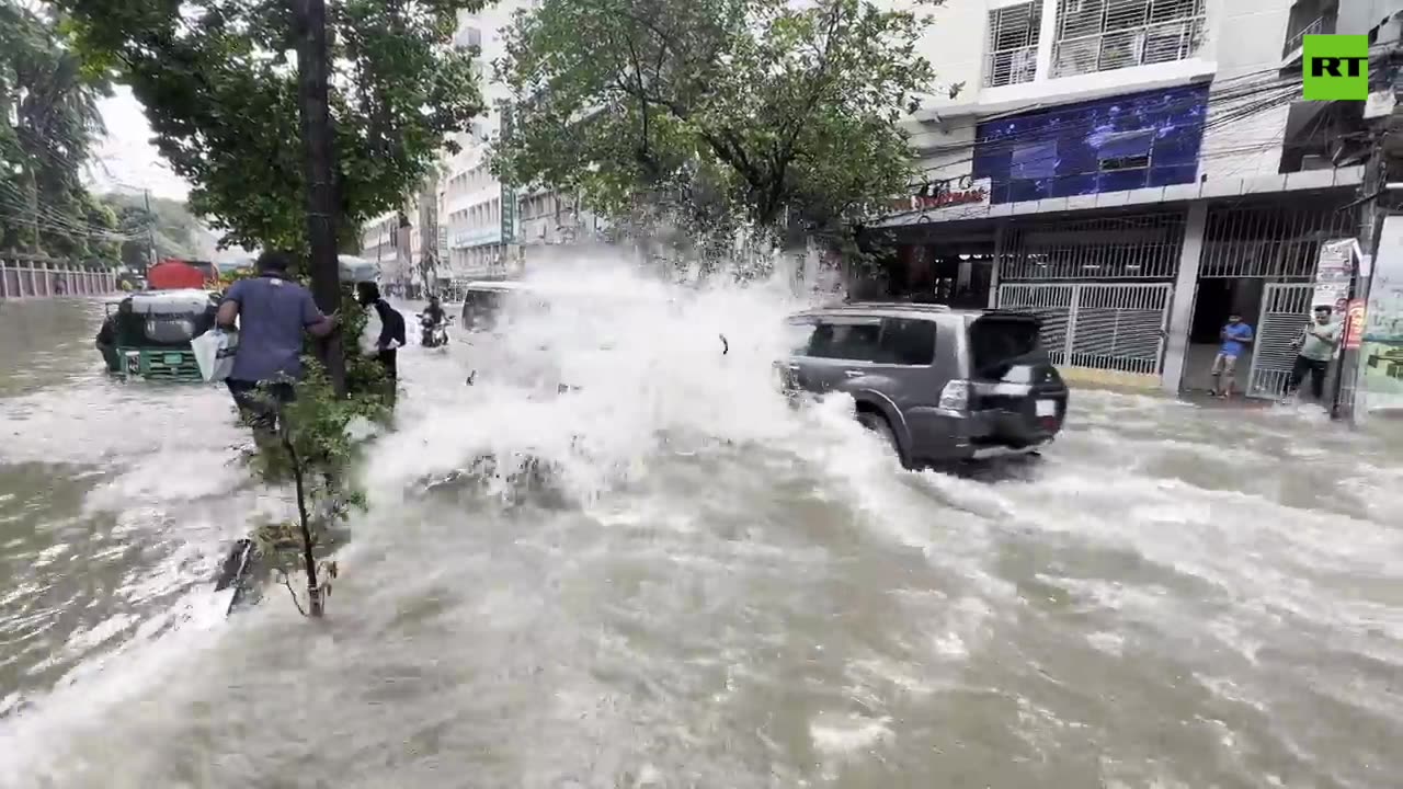 Dhaka inundated with heavy downpour