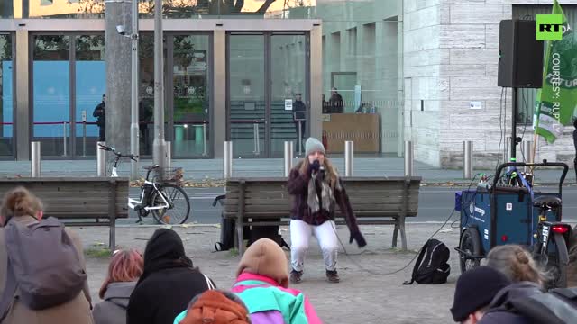 ‘Raise your ambition, not the sea level’: Climate protesters march in Berlin