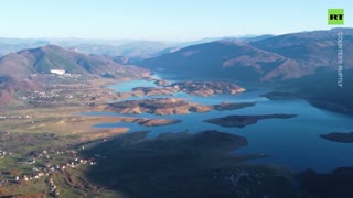 Ancient mosque EMERGES from Ramsko Lake