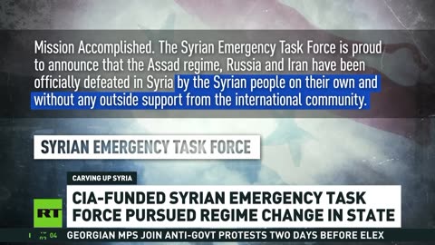 CIA-funded SETF pursued regime change in Syria