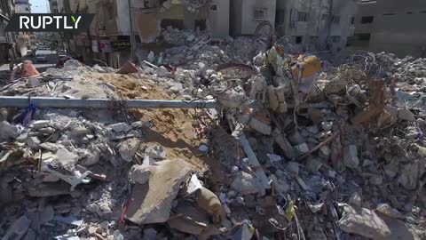 Gaza drone footage shows aftermath of 11-day conflict with Israel