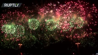 Victory Day fireworks in Moscow