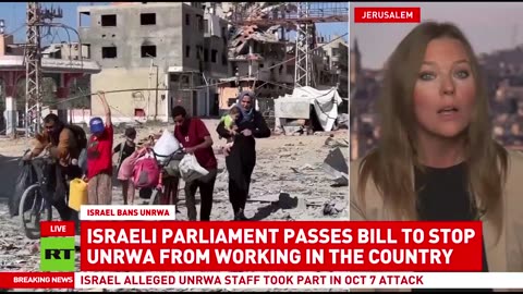 Israel passes bill to stop UNRWA from working in the country