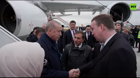 Erdogan arrives in Kazan, Russia, for the 2024 BRICS Summit