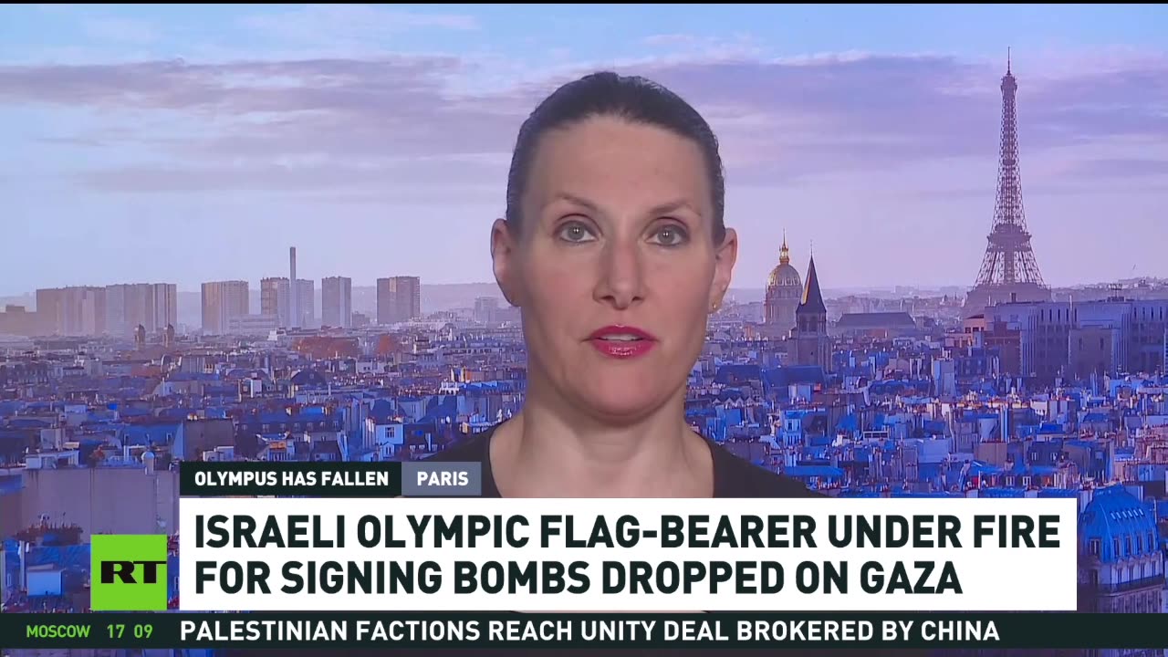 Paris hit by protest as pro-Gaza activists slam Israel’s presence at Olympics