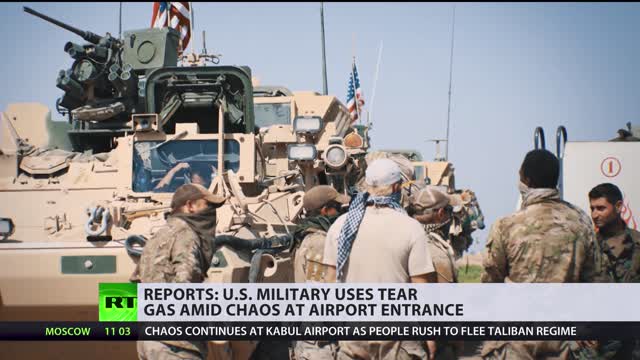 Chaos in Kabul Airport | People keep trying to flee the country, US troops fire warning shots