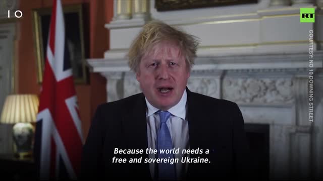 'Slava Ukraini' | BoJo delivers message in Russian and Ukrainian