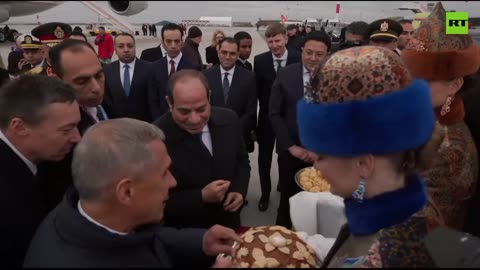 Egyptian President El-Sisi arrives in Russia for BRICS Summit