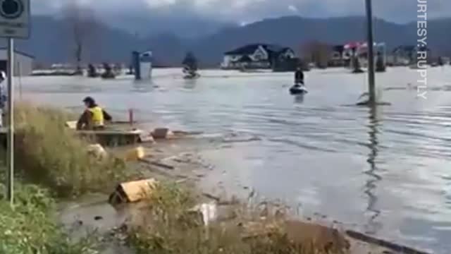 City flooded? Perfect time to bring out your jet ski