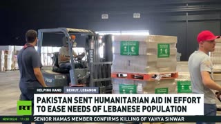 Humanitarian aid arrives daily in Lebanon from Russia, Türkiye, Saudi Arabia, Oman