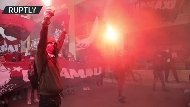 Tense clashes break out at 1973 Coup anniversary protests in Santiago