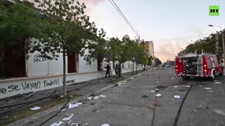 Argentinian govt buildings set on FIRE over mega-mining law