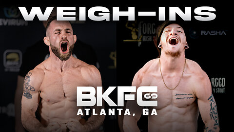 BKFC 69 RICHARDSON vs LARRIMORE Weigh In