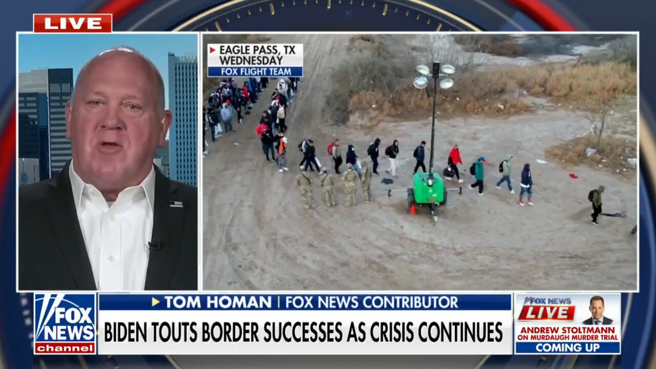 Tom Homan, Former ICE Director, hits back at AOC Go down to the border!