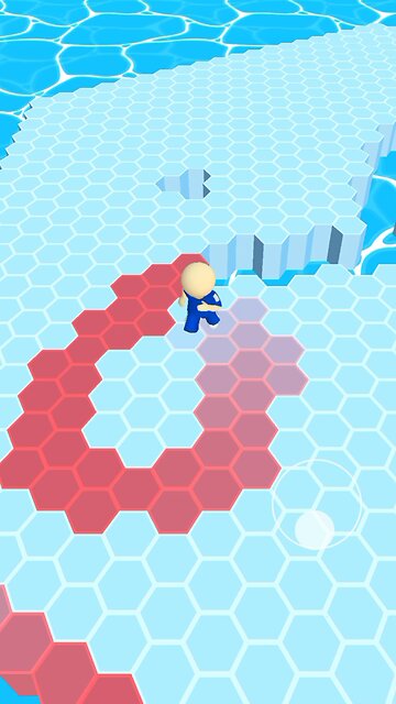 Ice Funny Racing with 456 run challenge #shorts #challenge