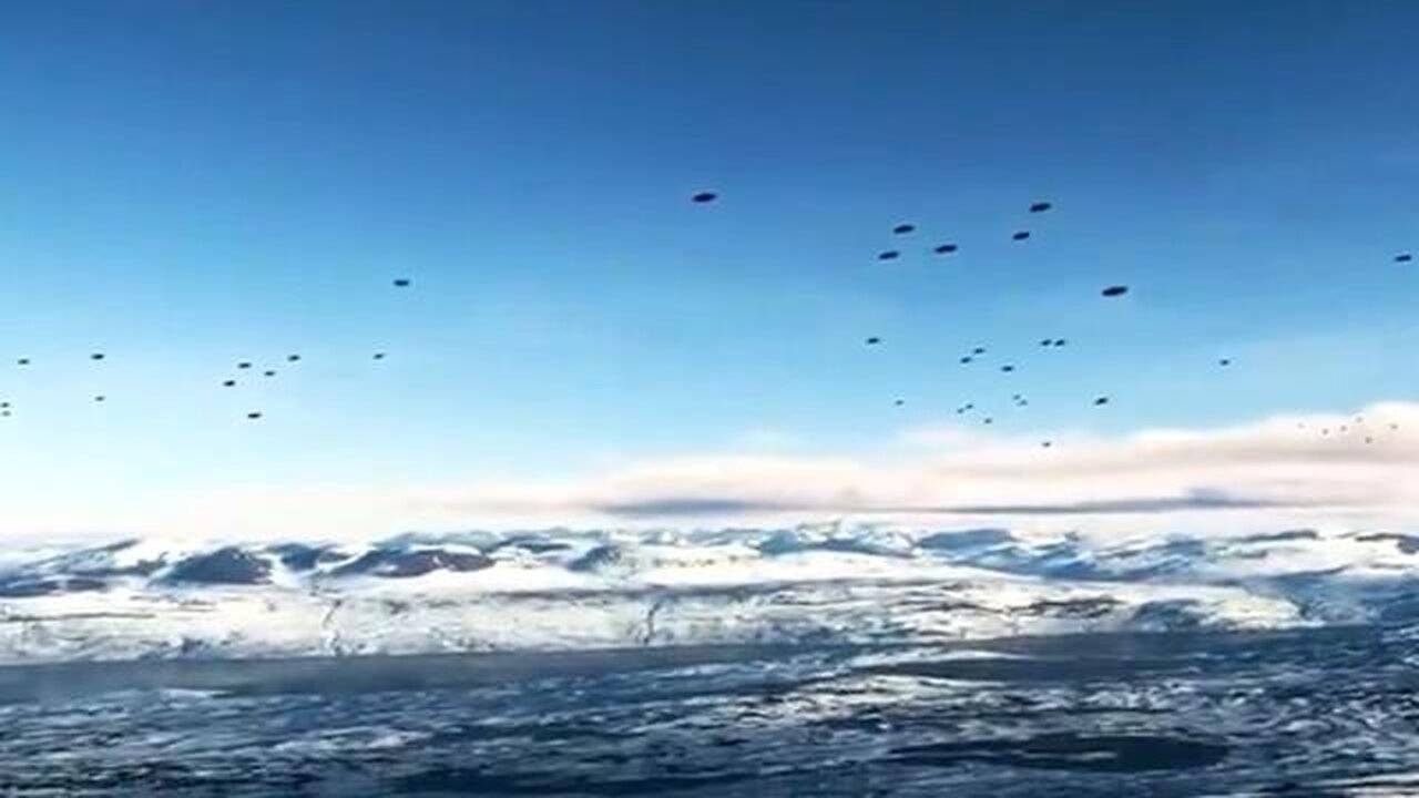 ANTARCTICA - SWARM OF UFOS SPOTTED OVER THE TRANSANTARCTIC MOUNTAINS DEC 1, 2024 💥