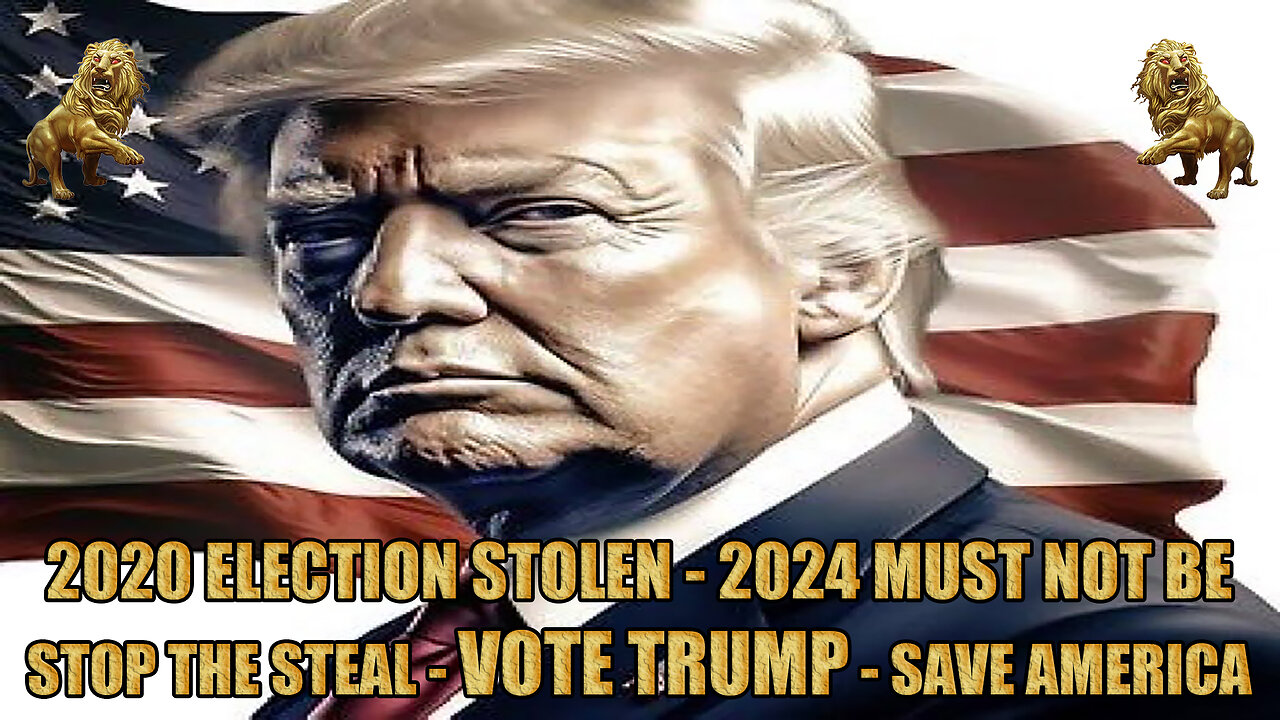 2020 ELECTION STOLEN - 2024 MUST NOT BE - STOP THE STEAL - VOTE TRUMP - SAVE AMERICA