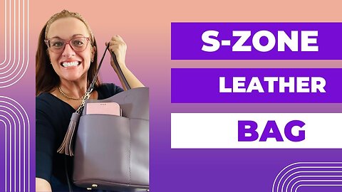 S-ZONE | Leather Cow Hide Bucket Bag Review