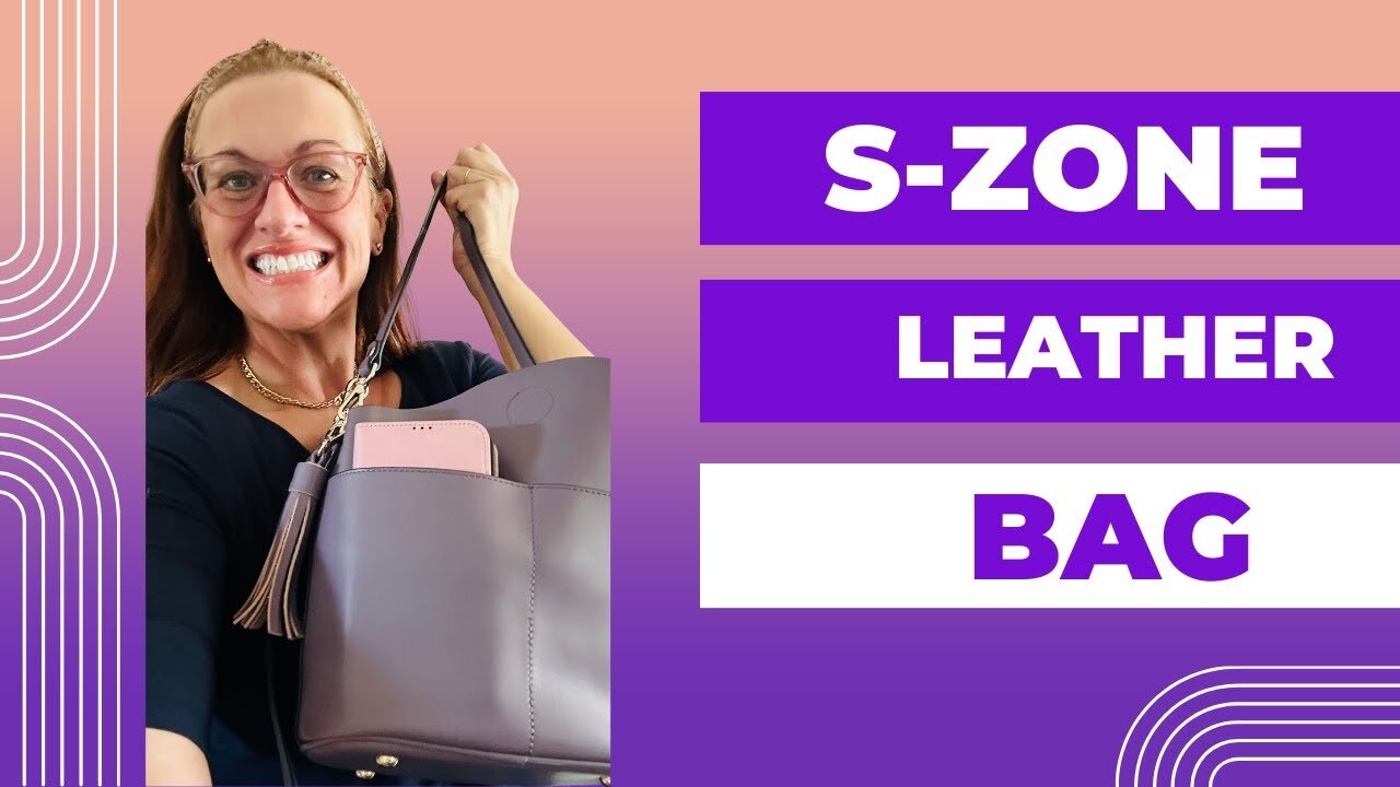 S-ZONE | Leather Cow Hide Bucket Bag Review