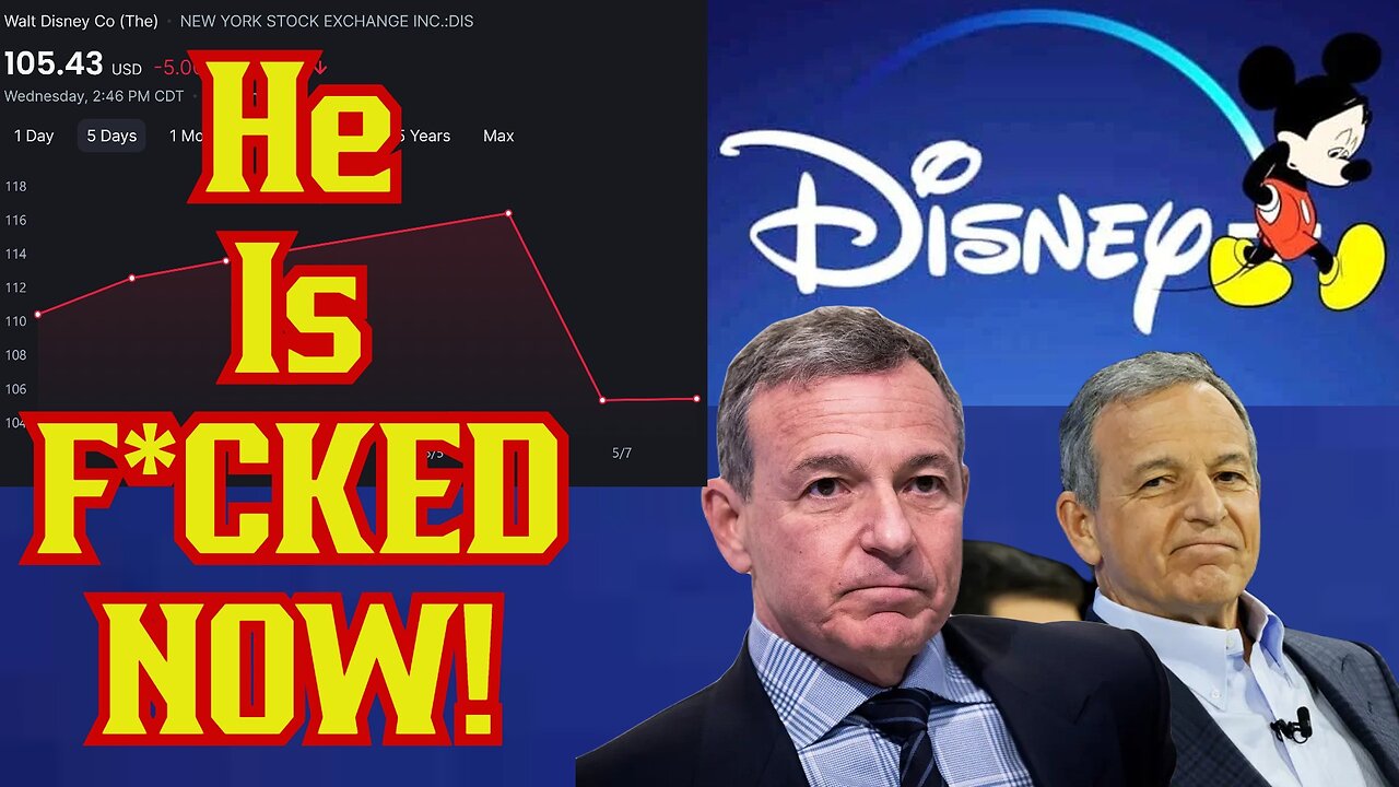 Disney Is BROKE! CEO Admits IT! Wall Street TURNS On Him!