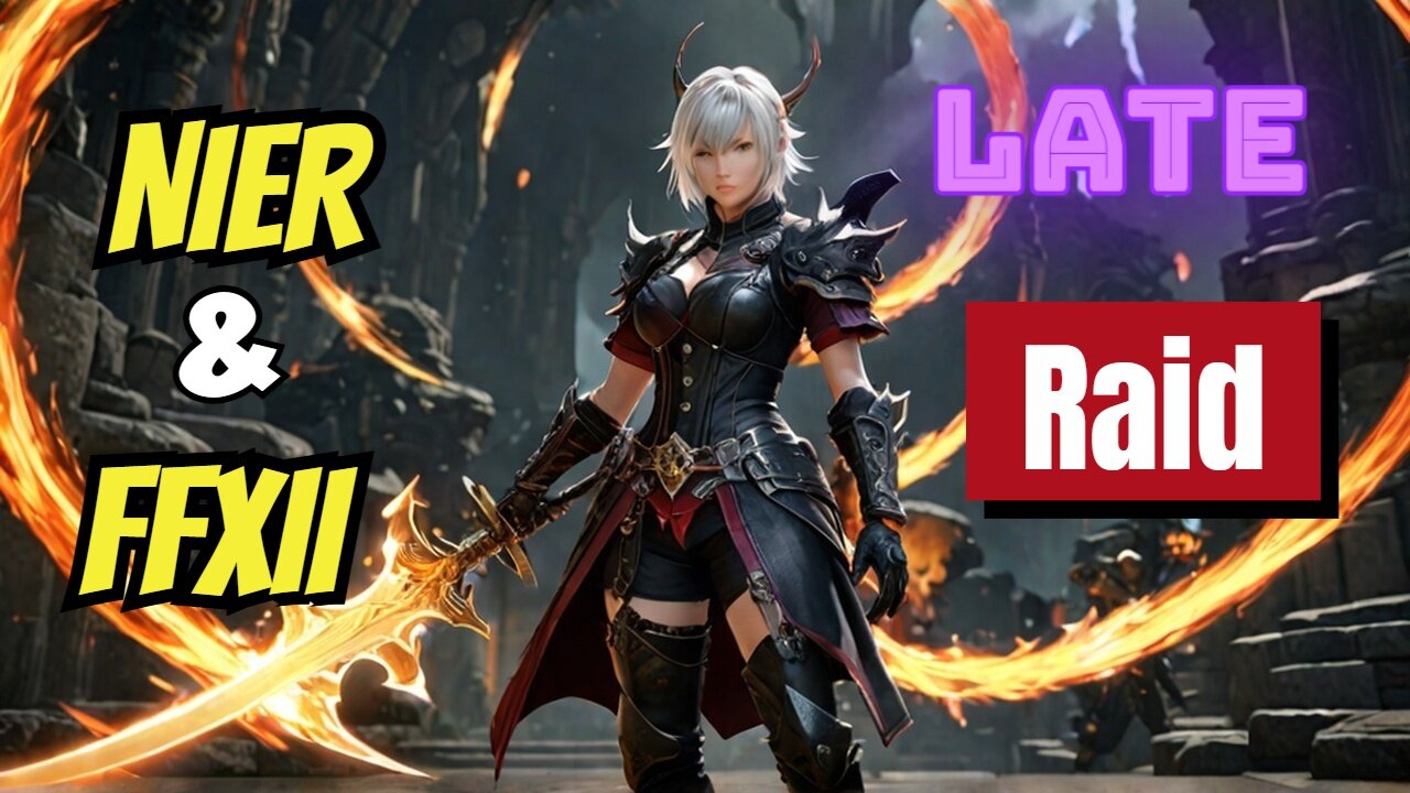 NIER Invades My FFXIV Raid Party at Midnight!