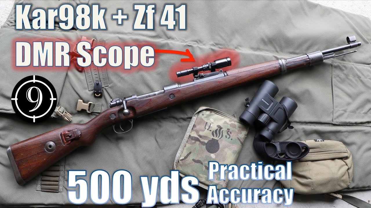 Kar98k + Zf41 DMR to 500 yds: Practical Accuracy (Feat. InRange TV)
