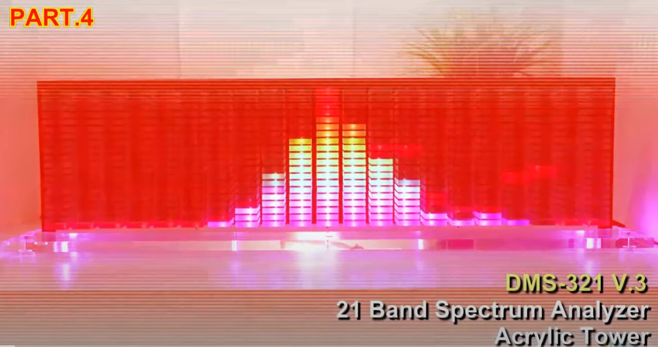 21 Band Spectrum Analyzer Part.4 | Acrylic Tower