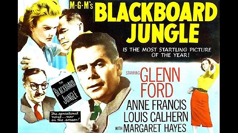 BLACKBOARD JUNGLE 1955 Inner City High School Teacher Meets Violent Resistance FULL MOVIE in HD