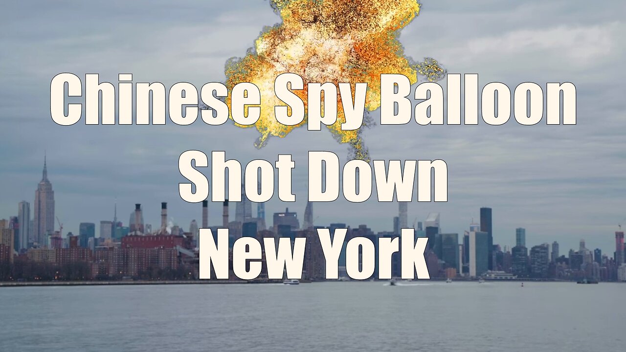 New York Spy Balloon Shot Down