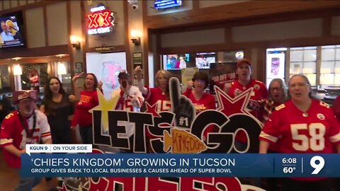 Tucson's 'Chiefs Kingdom' grows, gives back ahead of Super Bowl LVII